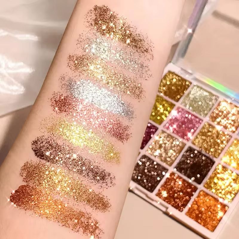 16 Colors Glitter Eyeshadow Palette Shimmer Multicolor