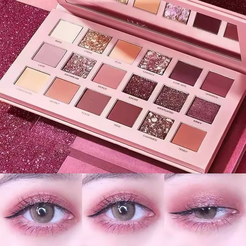 18 Colors Glitter Eyeshadow Palette