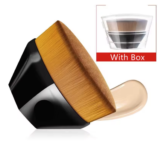 Mini Hexagon Makeup Brushes Short Handle Foundation