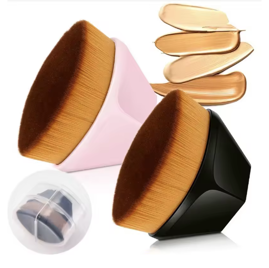 Mini Hexagon Makeup Brushes Short Handle Foundation