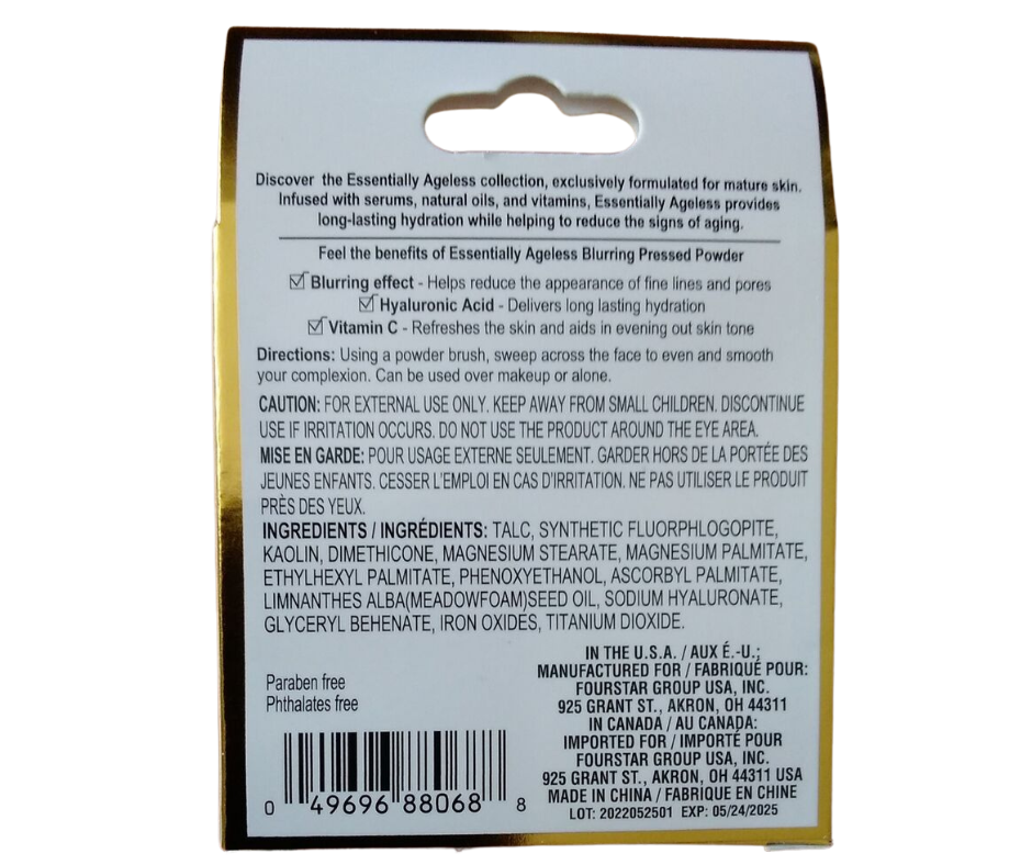 Pressed Powder With Hyaluronic Acid - B-Pure ( Essentially Ageless )