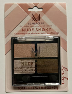 LE MERCERIE Nude Smokey Shimmery Eye Shadow with applicator