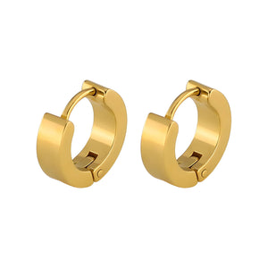 18K GOLD PLATED STAINLESS STEEL "Congo" EARRINGS, INTENSITY