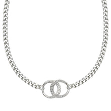 STAINLESS STEEL "INFINITY" NECKLACE, INTENSITY