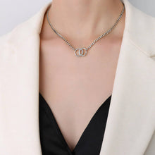 STAINLESS STEEL "INFINITY" NECKLACE, INTENSITY