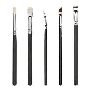 15pcs black makeup brushes